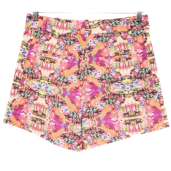 VICTORIA’S SECRET High Waist Tropical Pattern Shorts NWOT - Picture 3 of 6